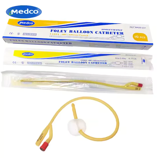 Silicone Coated Catheter