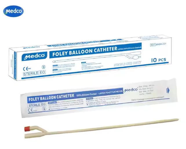 Silicone Coated Catheter